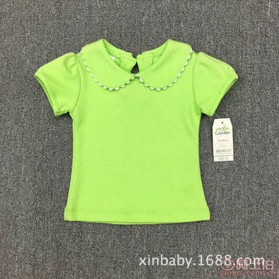 纯棉呵护，童趣盎然 金宝童装批发YiYiGarden女童短袖T恤解析